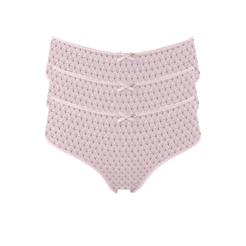 Pretty Poll Ladies Briefs Cheeky Hipster Boyshort 3 Pack Olivia Microfibre Brief