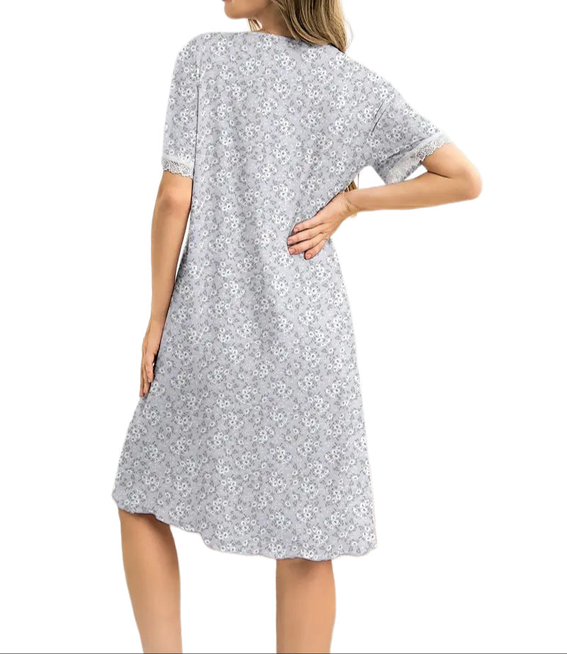 Zolidon Short Sleeved Nightdress 41"