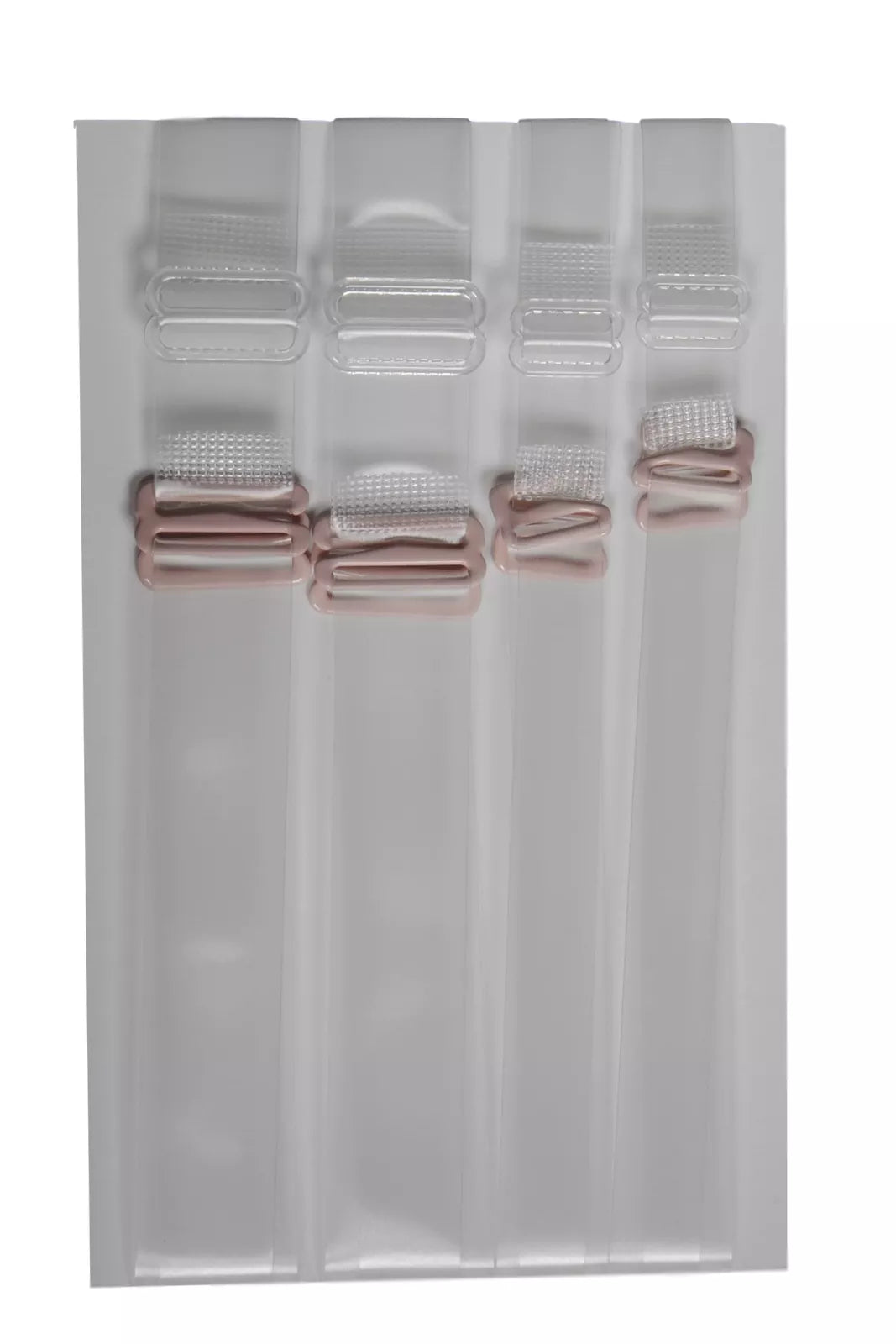 Eve's Bra Clear Bra Straps - 2 Pair Pack of Different Sizes