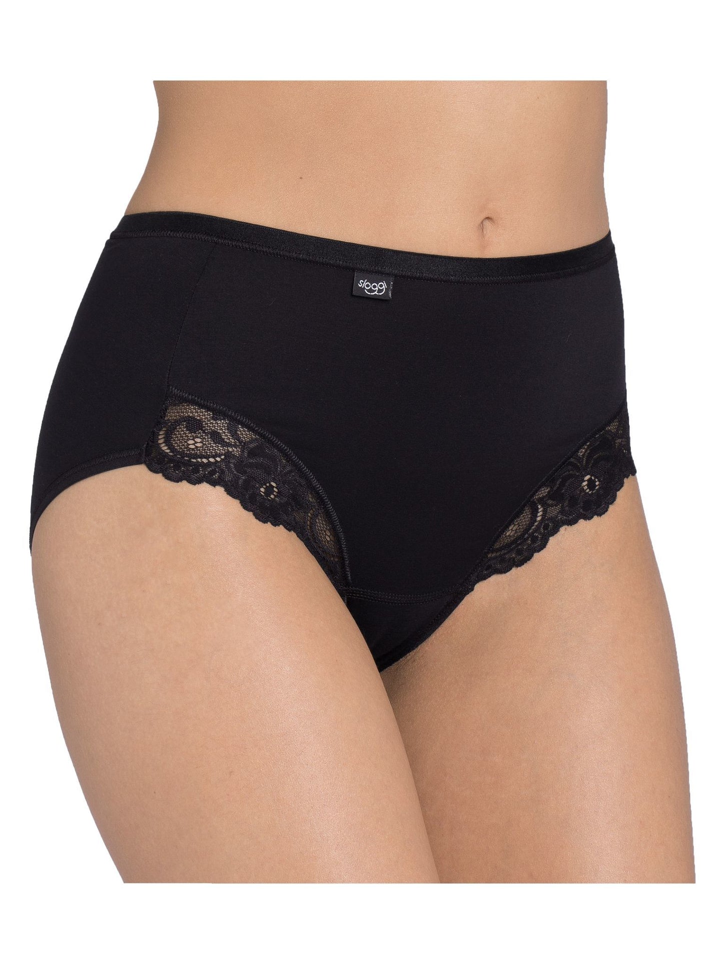 Sloggi Romance Maxi Briefs With Lace