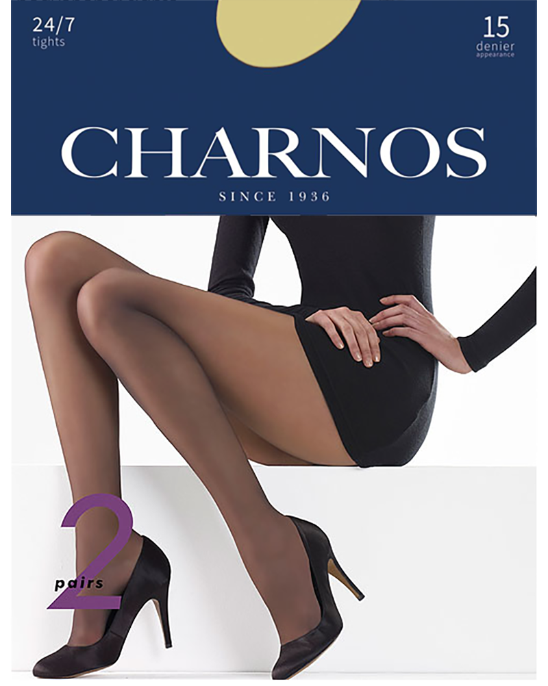 Charnos 15 Denier Body Shaper Tights 24/7 - 2 Pack