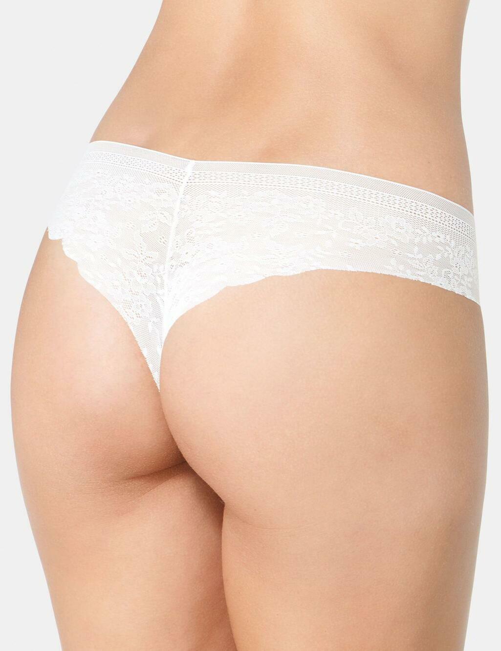 Sloggi Zero Lace Brazilian String Thong Brief